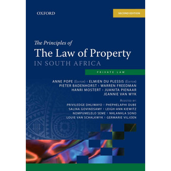 Principles of the Law of Property in South Africa 2e Private - ISBN 9780190733001
