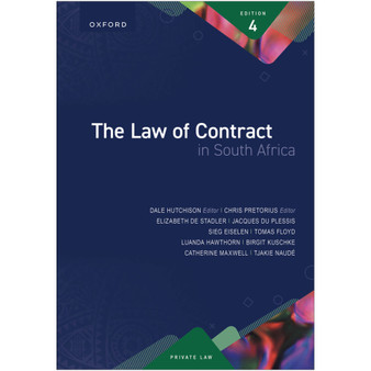 DIGITAL - The Law of Contract in South Africa (4th edition) - ISBN 9780190737849
