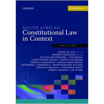 DIGITAL - South African Constitutional Law in Context (2nd edition) - ISBN 9780190751104