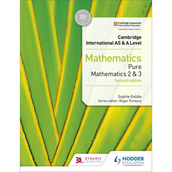 Hodder Cambridge International AS & A Level Mathematics Pure Mathematics Coursebook - ISBN 9781510421738