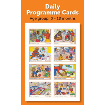 Daily Programme Cards 0 - 18 months Teacher Resource - ISBN 9781431062911