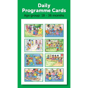 Daily Programme Cards 18 - 36 Months Teacher Resource - ISBN 9781431062928