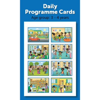 Daily Programme Cards 3 - 4 Years Teacher Resource - ISBN 9781431062935
