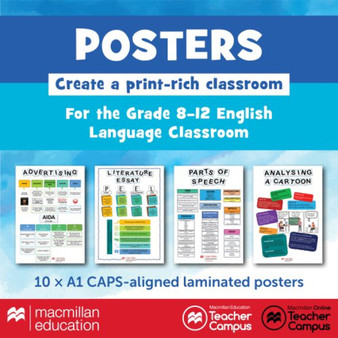 Poster Pack for FET English Language Classroom (Pack of 10 Posters) - ISBN 9781779972149
