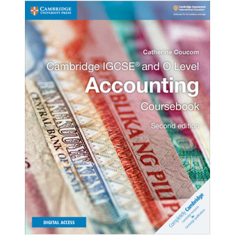 Cambridge IGCSE and O Level Accounting Coursebook with Elevate Enhanced Edition (2 Years) - ISBN 9781108339179