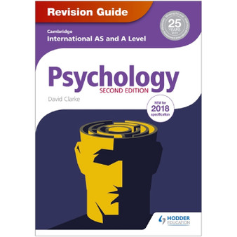 Hodder Cambridge International AS & A Level Psychology Revision Guide (2nd edition) - ISBN 9781510418394