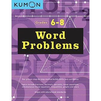 Kumon Word Problems Grades 6-8 - ISBN 9781941082720