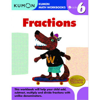 Kumon Grade 6 Fractions - ISBN 9781933241609