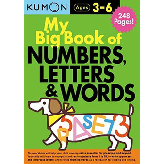 Kumon My Big Book of Numbers, Letters, and Words (Bind-up) - ISBN 9781941082782