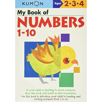 Kumon My Book of Numbers 1-10 - ISBN 9780999878712