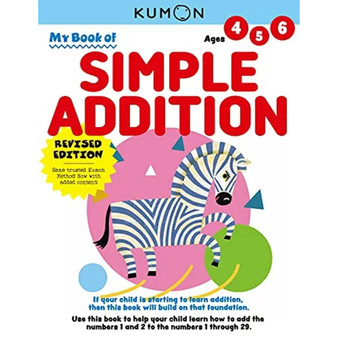 Kumon My Book of Simple Addition (Revised Ed.) - ISBN 9781953845054