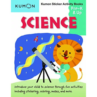 Kumon Science Pre K & Up Sticker Activity Book - ISBN 9781941082669
