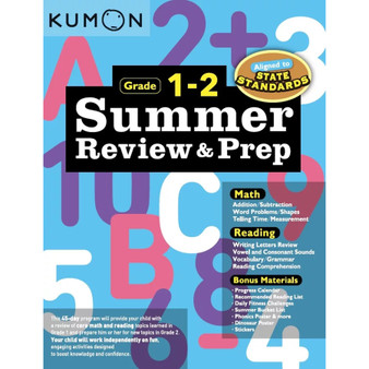 Kumon Summer Review and Prep 1-2 - ISBN 9781941082614