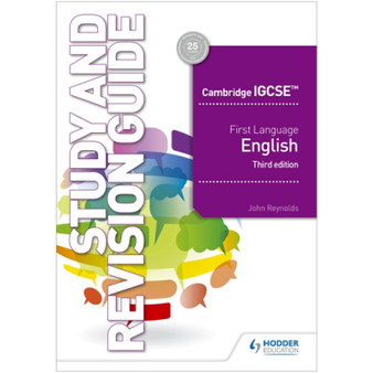 Hodder Cambridge IGCSE First Language English Study and Revision Guide (3rd edition) - ISBN 9781510421349