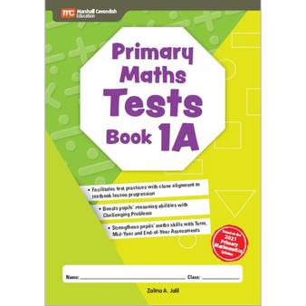 Marshall Cavendish Primary Maths Tests Book 1A - ISBN 9789814971508