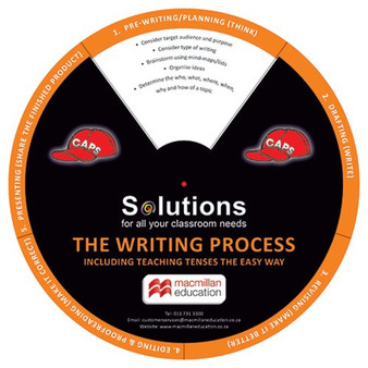 The Writing Process/Teaching Tenses Wheel (Pack of 5) - ISBN 9781779974563