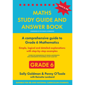 Maths Study Guide and Answer Book Grade 6 - ISBN 9780637008877