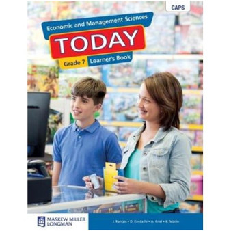 (PRS) Economic and Management Sciences Today Grade 7 Learner's Book (CAPS )- ISBN 9780636140141