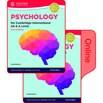 Oxford Psychology Cambridge AS & A Level (2nd edition): Print & Online Student Pack - ISBN 9780198366782
