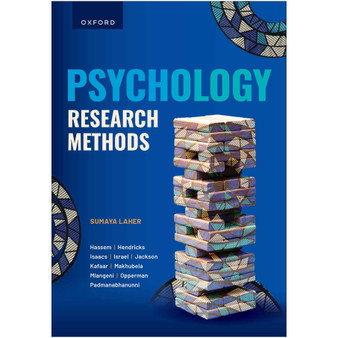 Psychology Research Methods - ISBN 9780190738877