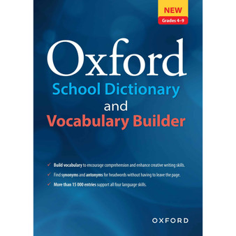 Oxford School Dictionary and Vocabulary Builder - ISBN 9780190779054