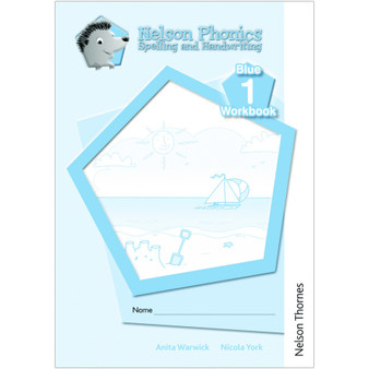 Nelson Phonics Spelling and Handwriting Blue Workbooks 1 (Pack of 10)