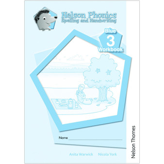 Nelson Phonics Spelling and Handwriting Blue Workbooks 3 (Pack of 10) - ISBN 9781408506110