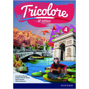 Oxford Tricolore Student Book 4 (6th edition) - ISBN 9781382045377