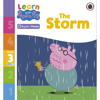Learn with Peppa Phonics Level 3 Book 11 – The Storm (Phonics Reader) - ISBN 9780241576359