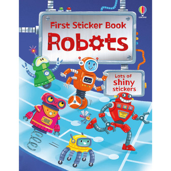 First Sticker Book Robots - ISBN 9781835409510