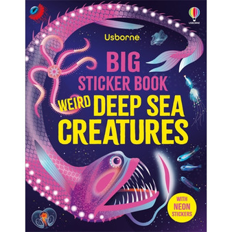 Big Sticker Book Weird Deep Sea Creatures - ISBN 9781836040705