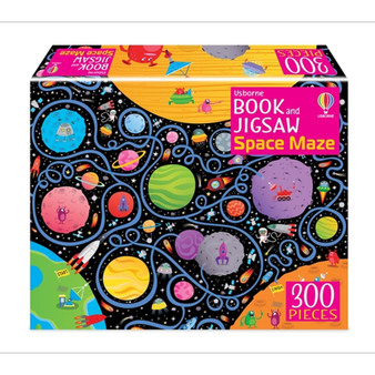 Usborne Book and Jigsaw Space Maze - ISBN 9781805077923