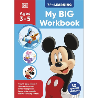 Disney Learning Big Workbook Ages 3-5 - ISBN 9780241763834