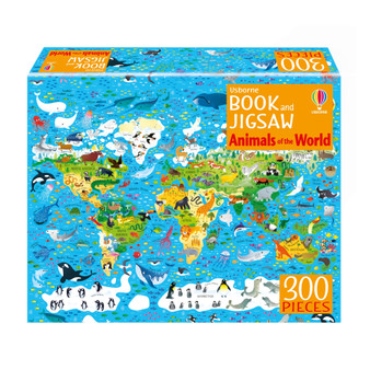 Usborne Book and Jigsaw Animals of the World - ISBN 9781805072898