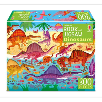 Usborne Book and Jigsaw Dinosaurs - ISBN 9781805319443