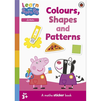 Learn with Peppa: Colours, Shapes and Patterns sticker activity book - ISBN 9780241645611