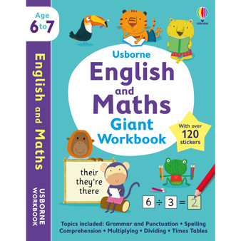 Usborne English and Maths Giant Workbook 6-7 - ISBN 9781803704395