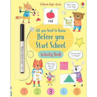Wipe-Clean All You Need to Know Before You Start School Activity Book - ISBN 9781474968379