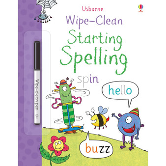 Wipe-clean Starting Spelling - ISBN 9781474922340