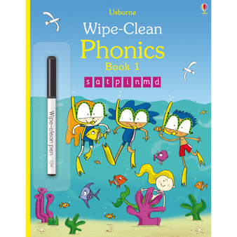 Wipe-clean Phonics book 1 - ISBN 9781409597759