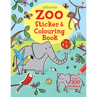 Zoo Sticker and Colouring Book - ISBN 9781409584339