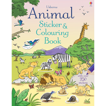 Animal Sticker and Colouring Book - ISBN 9781409585862
