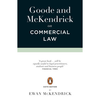 Goode and McKendrick on Commercial Law - ISBN 9780141991887