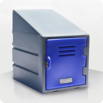 Single Plastic FOOD Locker with Slanted Top Option