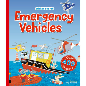 Sticker Search: Emergency Vehicles - ISBN 9781835872185