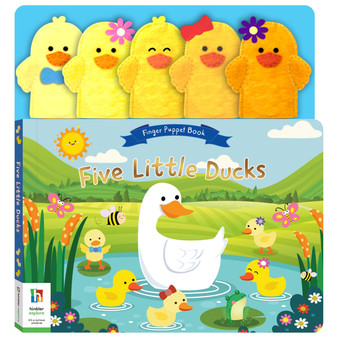 Five Little Ducks Finger Puppet Book - ISBN 9781488962882