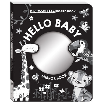 First Steps Hello Baby High Contrast Mirror Board Book (Animals) - ISBN 9781488967320