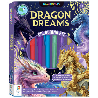 Kaleidoscope Colouring Kit Dragon Dreams - ISBN 9781488962639