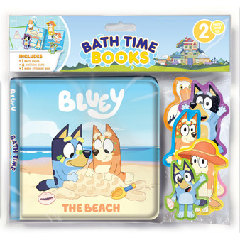 Bluey The Beach Bath Time Books - ISBN 9782764370438