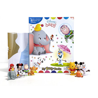 Disney Baby My Busy Books - Storybook, 10 figurines, playmat - ISBN 9782764355497